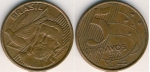 monedas de America - Brasil -  BRASIL