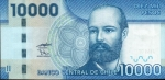 monedas de America - Chile -  10 mil pesos