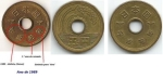 monedas de Asia - Jap�n -  Moeda 5 YENs 1989