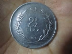 monedas de Asia - Turqu�a -  2 1/2 Liras