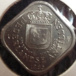 monedas de America - Antillas Neerlandesas -  1985 (Anverso)