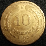 monedas de America - Chile -  1966 (Reverso)