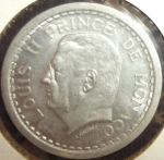 monedas de Europa - M�naco -  1943 (Anverso)
