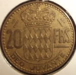 monedas de Europa - M�naco -  1951 (Reverso)