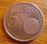 monedas de Europa - Italia -  MONEDA EURO- UNION EUROPEA - ANVERSO