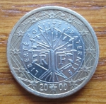 monedas de Europa - Francia -  MONEDA EURO- UNION EUROPEA - REVERSO