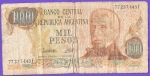 monedas de America - Argentina -  BANCO CENTRAL DE ARGENTINA - GRAL SAN MARTIN. ( ANBERSO)