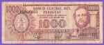 monedas de America - Paraguay -  BANCO CENTRAL DEL PARAGUAY - MARISCAL FRANCISCO SOLANO LOPEZ .( ANBERSO) 