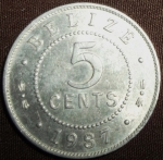 monedas de America - Belice -  1987 (Reverso)