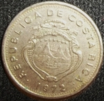 monedas de America - Costa Rica -  1972 (Anverso)