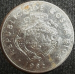monedas de America - Costa Rica -  1982 (Anverso)