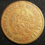 monedas de America - Per� -  1975 (Anverso)