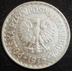 monedas de Europa - Polonia -  1975 (Anverso)
