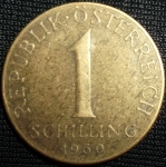 monedas de Europa - Austria -  1960 (Reverso)