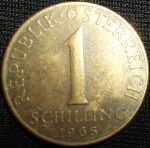 monedas de Europa - Austria -  1965 (Reverso)