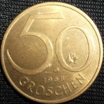 monedas de Europa - Austria -  1968 (Reverso)