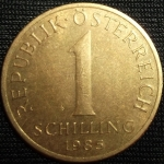 monedas de Europa - Austria -  1985 (Reverso)