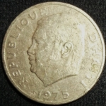 monedas de America - Hait� -  1975 (Anverso)