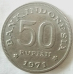 monedas de Asia - Indonesia -  1971 (Anverso)