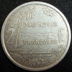 monedas de Oceania - Polynesia -  1975 (Reverso)