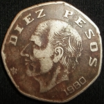 monedas de America - M�xico -  1980 (Anverso)