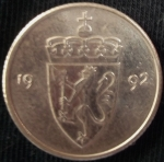 monedas de Europa - Noruega -  1992 (Anverso)