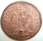 monedas de America - M�xico -  1889 (Reverso)