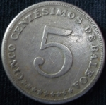 monedas de America - Panam� -  1968 (Reverso)