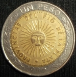 monedas de America - Argentina -  1995 (Anverso) leyenda grande