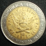 monedas de America - Argentina -  1995 (Reverso) leyenda grande