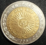 monedas de America - Argentina -  1995 (Anverso) leyenda pequeña
