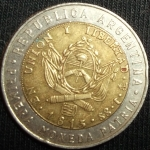 monedas de America - Argentina -  1995 (Reverso) leyenda pequeña