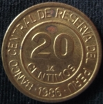 monedas de America - Per� -  1986 (Reverso)