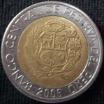 monedas de America - Per� -  2006 (Anverso)