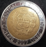 monedas de America - Per� -  2007 (Anverso)