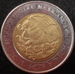 monedas de America - M�xico -  2008 (Reverso)