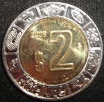 monedas de America - M�xico -  2008 (Anverso)