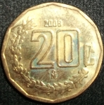 monedas de America - M�xico -  2008 (Anverso)