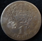 monedas de Europa - Portugal -  1929 (Reverso)