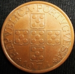 monedas de Europa - Portugal -  1974 (Anverso)