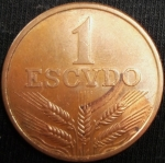 monedas de Europa - Portugal -  1974 (Reverso)