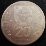monedas de Europa - Portugal -  1986 (Reverso)