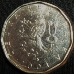 monedas de Europa - Rep�blica Checa -  2001 (Anverso)