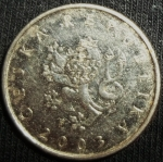 monedas de Europa - Rep�blica Checa -  2003 (Anverso)
