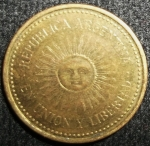 monedas de America - Argentina -  2007 (Anverso)