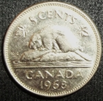 monedas de America - Canad� -  1968 (Reverso)