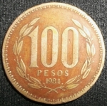 monedas de America - Chile -  1984 (Reverso)