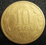 monedas de America - Chile -  1995 (Reverso)