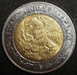 monedas de America - M�xico -  2008 (Reverso)