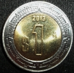 monedas de America - M�xico -  2013 (Anverso)